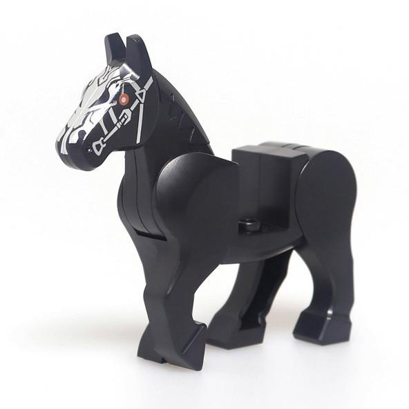 Building Block Military Doll Accessories War Horse Three Color Horse Saddle Equipment Mounted Toy