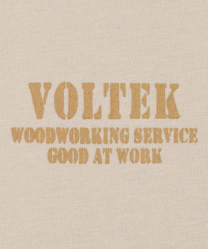 Футболка с коротким рукавом Bolteg Woodworking Service (бежевый)