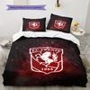 ФК. Twente Комплект постельного белья Одеяло Пододеяльник Наволочка Домашний Декор Подарок на День Рождения (1 пододеяльник + 2 наволочки, без наполнителя)