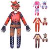 Bear House Ужасный Хэллоуинский Костюм для Детей Five Nights F-Freddyed Комбинезон Косплей Nightmare BonnieD Fnaf Аниме2025 PPT01..