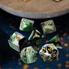 Набор из 7 кубиков для RPG, многогранные, 4 цвета, для кафе ролевых игр