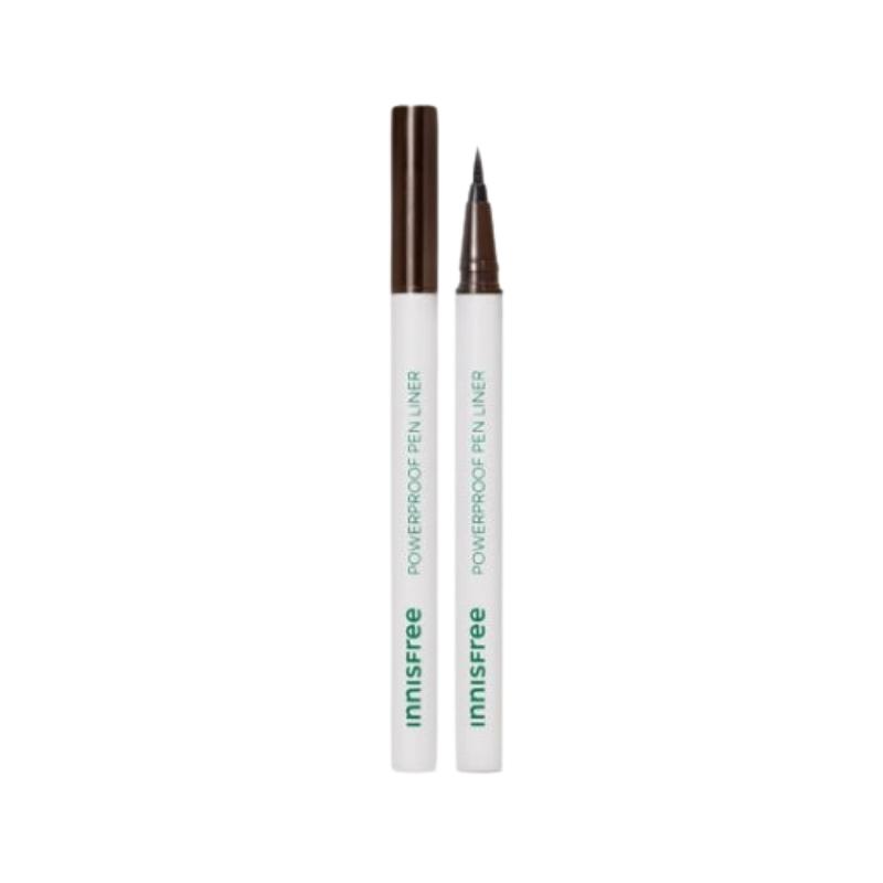 Innisfree Powerproof Pen Liner 0.6г | Водостойкая и устойчивая к смазыванию жидкая подводка-карандаш [Черный / Коричневый]