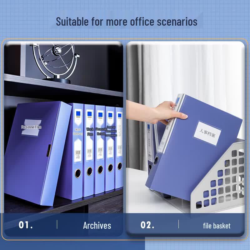 Deli A4 Document File Box Set