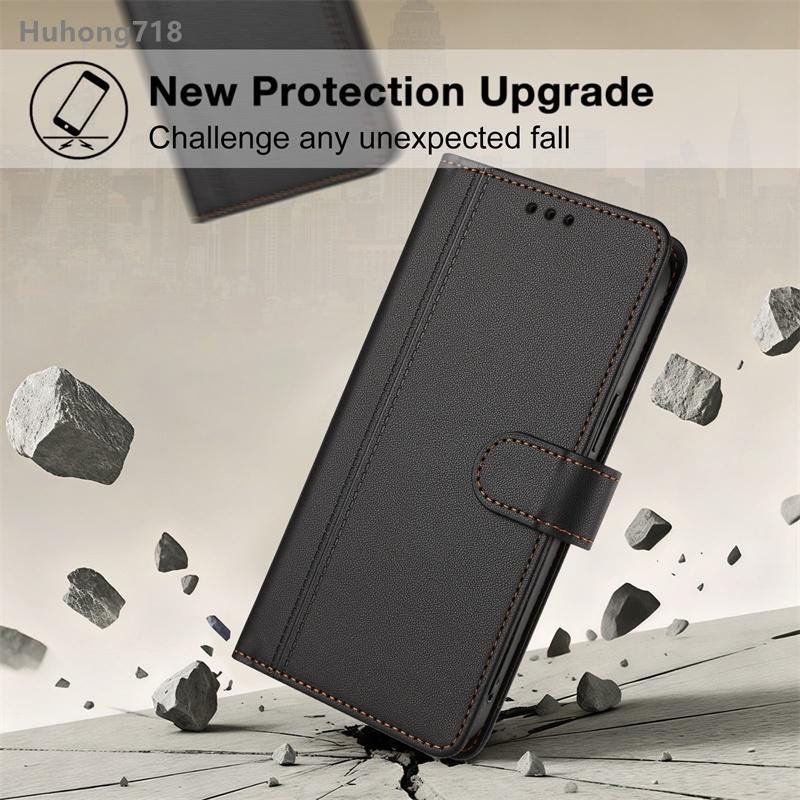 For Redmi 8A 9 AT Prime Power 9A 9C 9i 9T 10 10A 10X 2021 2022 4G Flip Wallet Case Leather Cover With Card Slot Silicone Hand Strap Wireless Charging