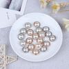 10Pcs Pearl Metal Shank Buttons For Sewing Scrapbooking Diy Craft Decoration