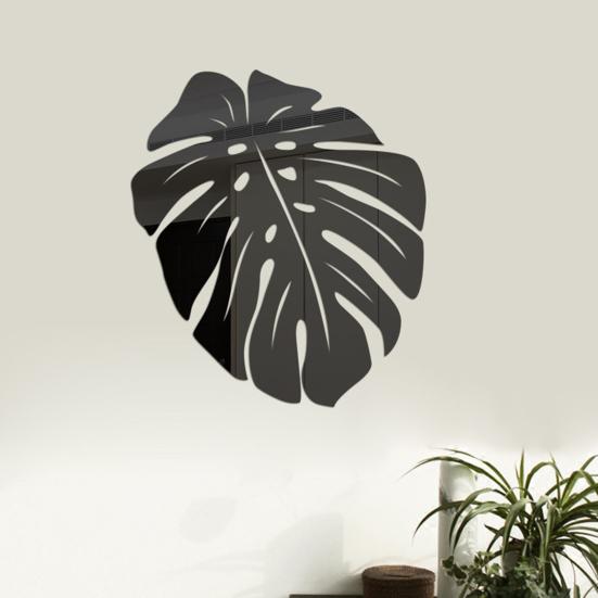 Полезная 3D-эффектная декоративная наклейка на стену в виде листа, удобная износостойкая наклейка на стену в виде листа