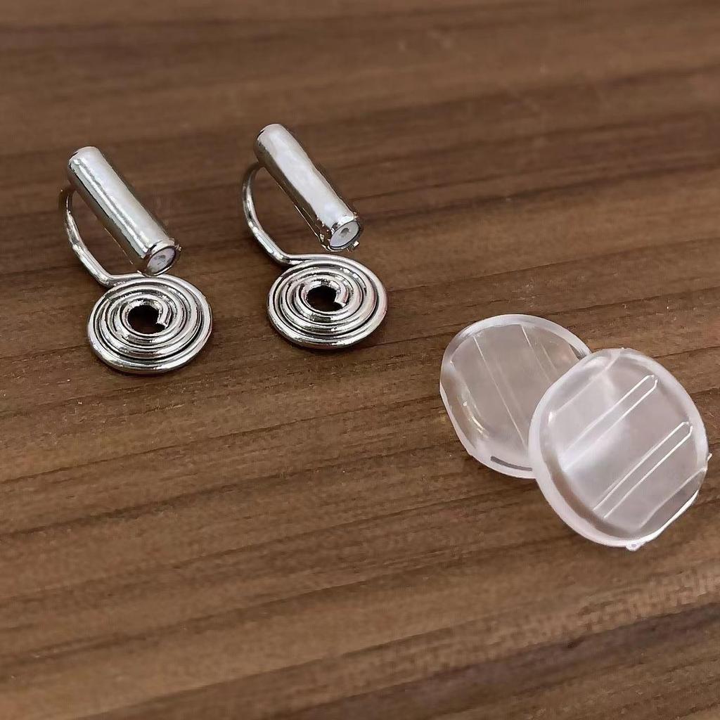 Piercing-Free Invisible Stud To Clip Earring Converter with Soft Pads