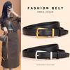 Ремень женский сплав пряжка простой элегантный платье аксессуары ремень повседневный легкий роскошный ремень