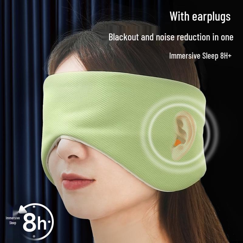 Double-Sided Sleeping Eye Mask: All-Season, Breathable, Dual-Use with Ear Muffs, In Stock