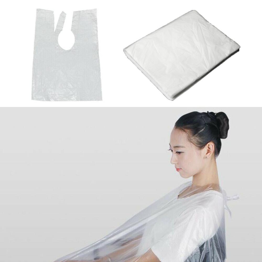 Водонепроницаемая накидка для парикмахерской, шаль, инструменты для химической завивки, одноразовая накидка для стрижки волос