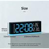 Digital Alarm Clock with Temperature Date Display Dual Alarm Brightness Adjustable LED Table Alarm Clock for Office Bedside2