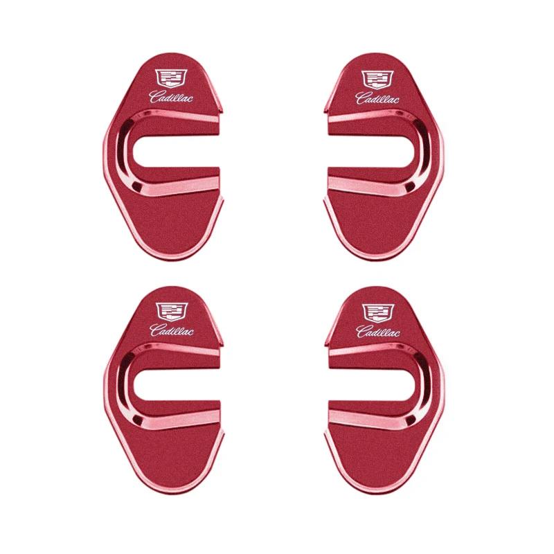 Car Decoration 4pcs Door Lock Cover Case for Cadillac CTS CT4 CT5 CT6 XT4 XT5 XT6 Metal Auto Exterior Accessories