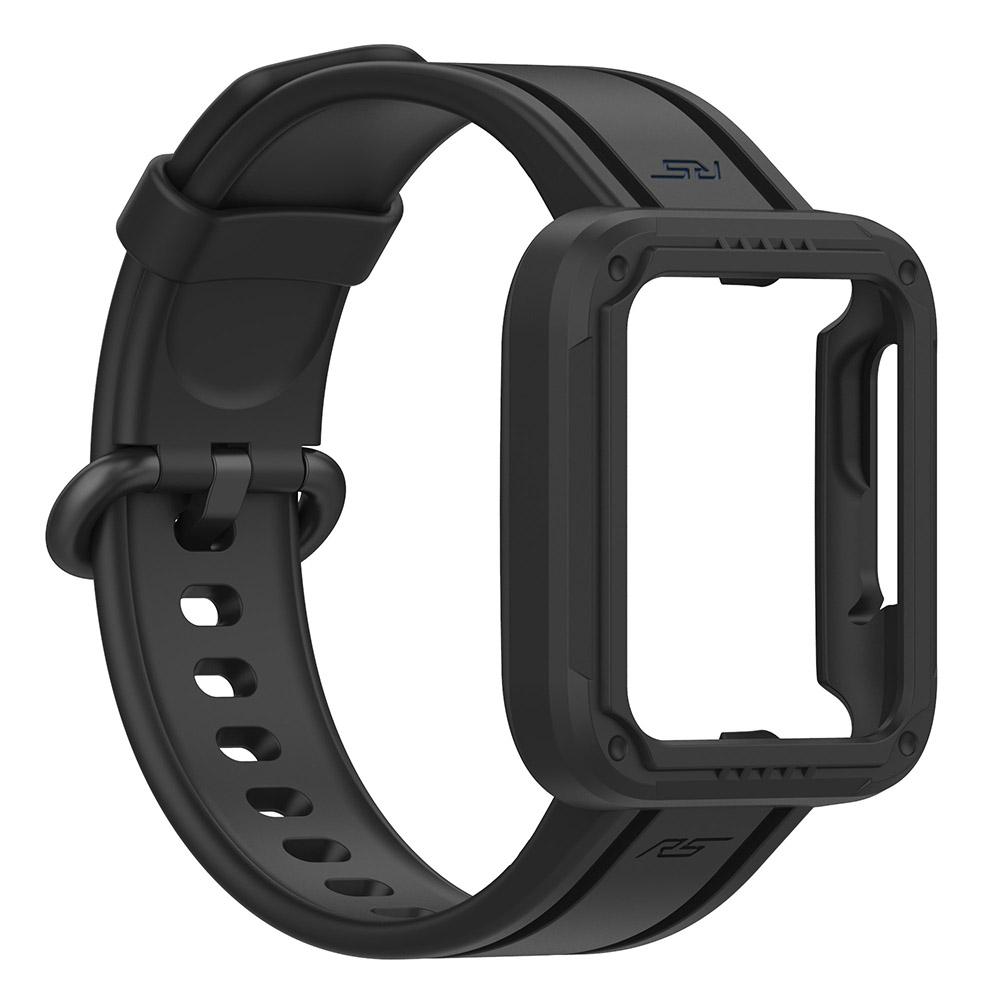 Silicone Strap For Xiaomi Redmi Watch 2 Lite/Horloge 2/Mi Watch Lite Bracelet Watchband For Xiaomi Poco Watch Band + Case