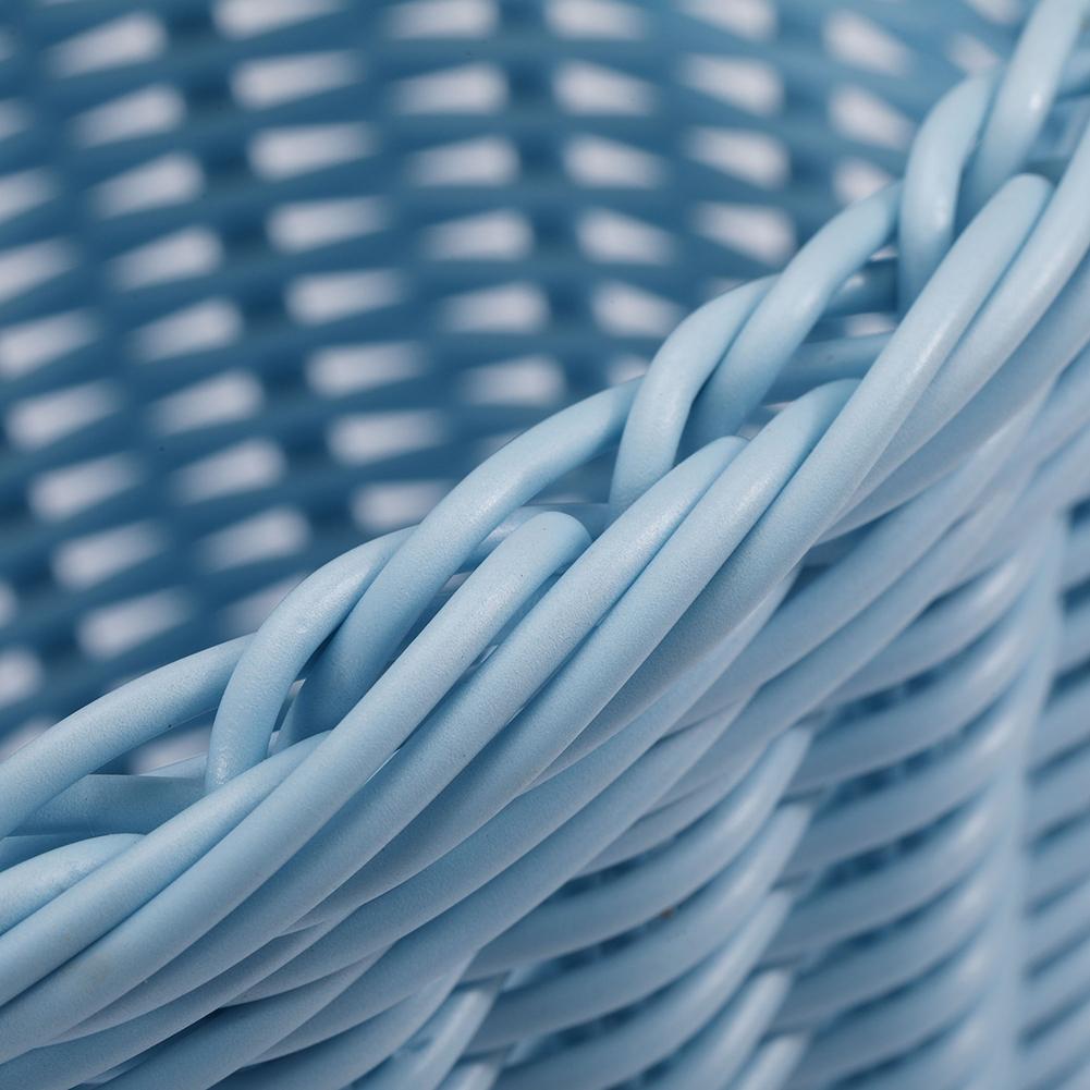 Передняя корзина для велосипеда Многофункциональная плетеная корзина для велосипеда Водонепроницаемая Традиционная велосипедная корзина Винтажный подарок для коллег друзей