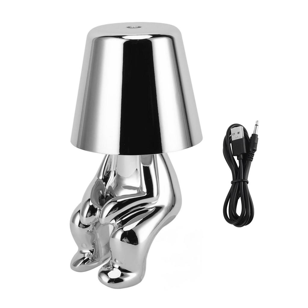 Cordless Table Lamp 3 Colors Stepless Dimming LED Table Lamp Rechargeable Touch Lamp Bedside