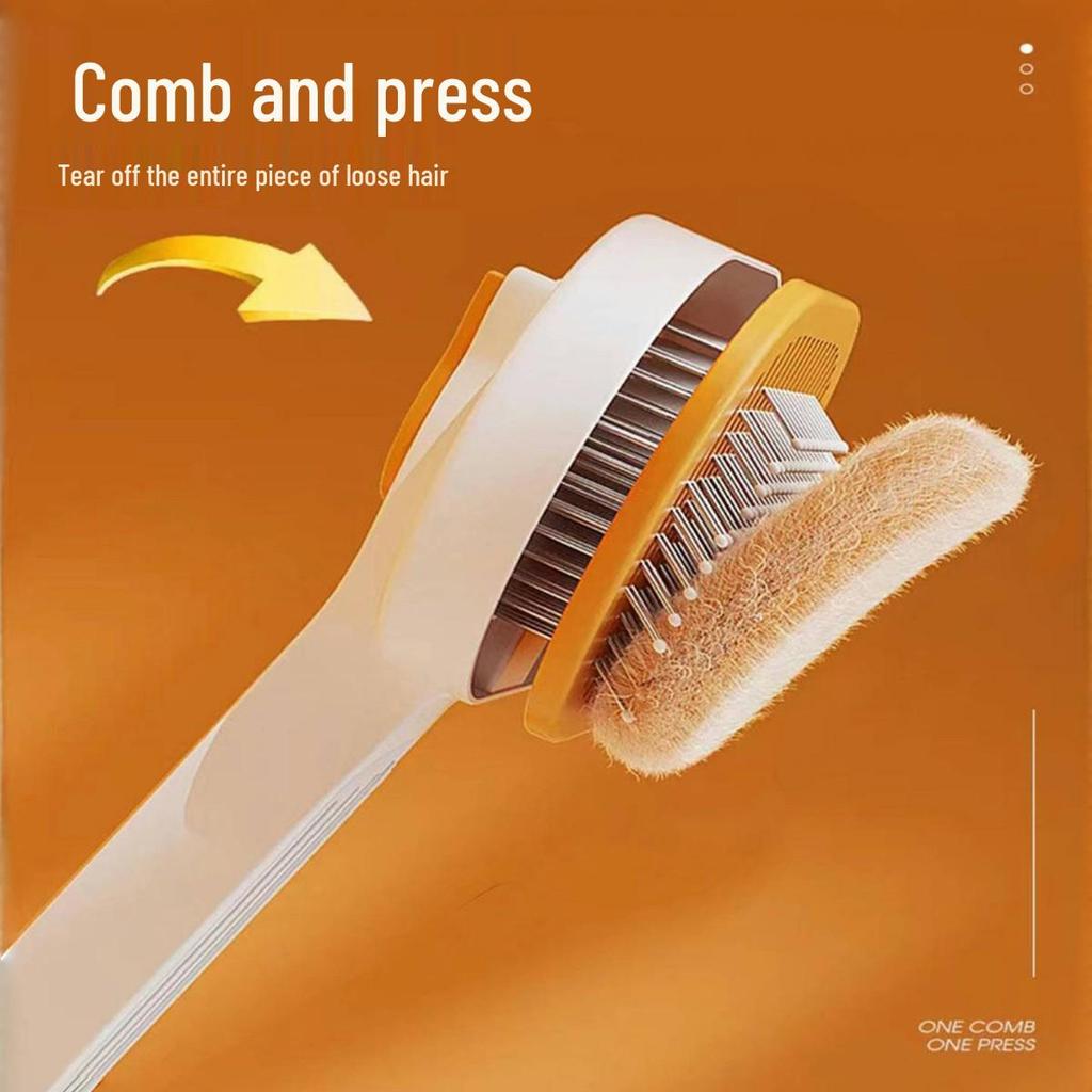 Cat & Dog Hair Brush: Tangle-Free Grooming for Pets