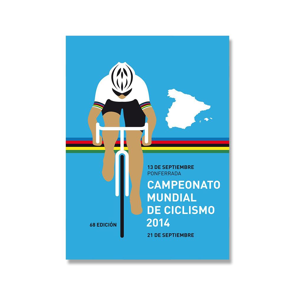 Sports France Universal Cycling Tour Poster Art Prints Ride Gym Stadium Canvas Painting Road World Champion Wall Pictures Decor