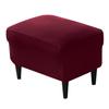 Elastic Footstool Cover Dust Covers Rectangle Nordic Fabric Footrest Slipcover Soft Chairs Protector For Living Room Home Decor