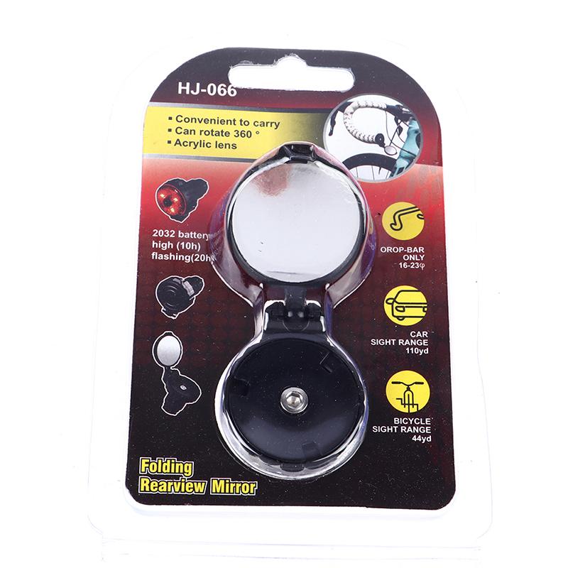 Зеркало заднего вида для горного велосипеда, велосипедный руль, выпуклая планка заднего вида, торцевой фонарь