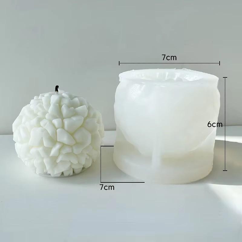 Геометрическая полосатая цилиндрическая силиконовая форма для свечей Магический квадрат Инструменты для изготовления гипса из смолы Форма неровности Декор для домашнего стола Ароматерапевтические свечи Подарки