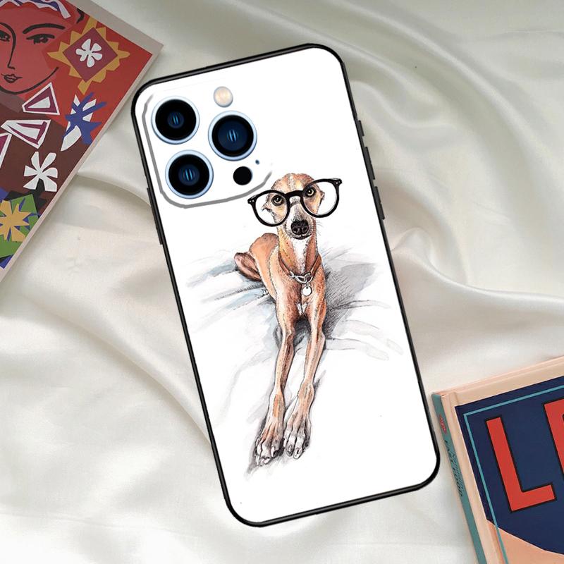 Galgo Greyhound Dog Phone Case on For iPhone 13 12 11 Pro Max Mini SE2 XS XR X 7 8 Plus Cover Soft Cases