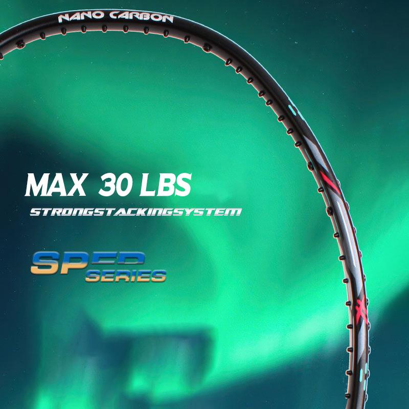 23 фунта бадминтонная ракетка углеродное волокно мужчина женщина взрослый высокая эластичность прочная основная ракетка для атаки защита Соревновательный уровень