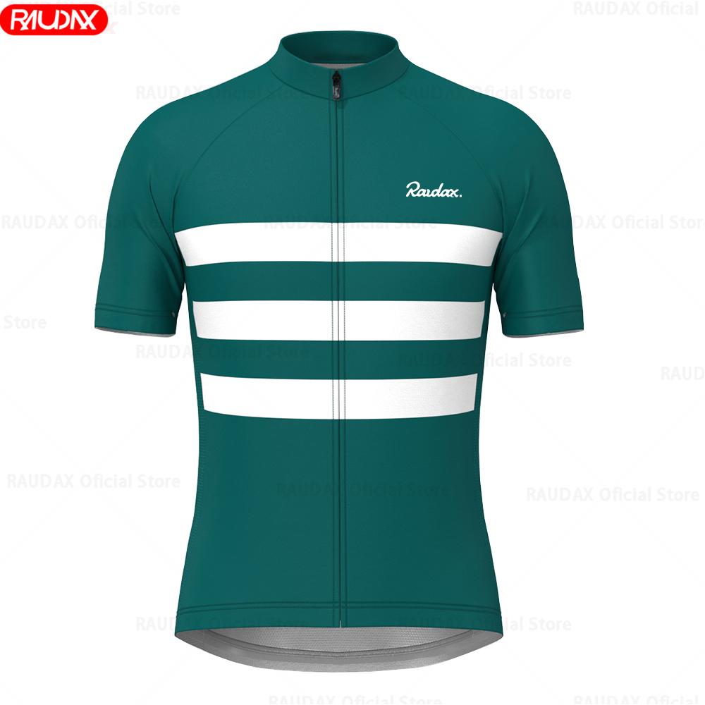 RAUDAX Cycling Jersey Set 2025 Summer Short Sleeves Quick-dry Men's Cycling Clothing MTB Bike Wear Roupa De Ciclismo Masculino