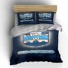 "NK Osijek Logo with Blue Background" Print Bedding Set Duvet Cover Pillowcases (1* Duvet Cover 2* Pillowcases Do Not Include Comforter)