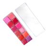 Soft and Soft Moisturizing Lipstick Palette Shimmer and Matte Multi Color Long Lasting Lip Gloss Palette Birthday Gift 12 Colors, 1 Piece