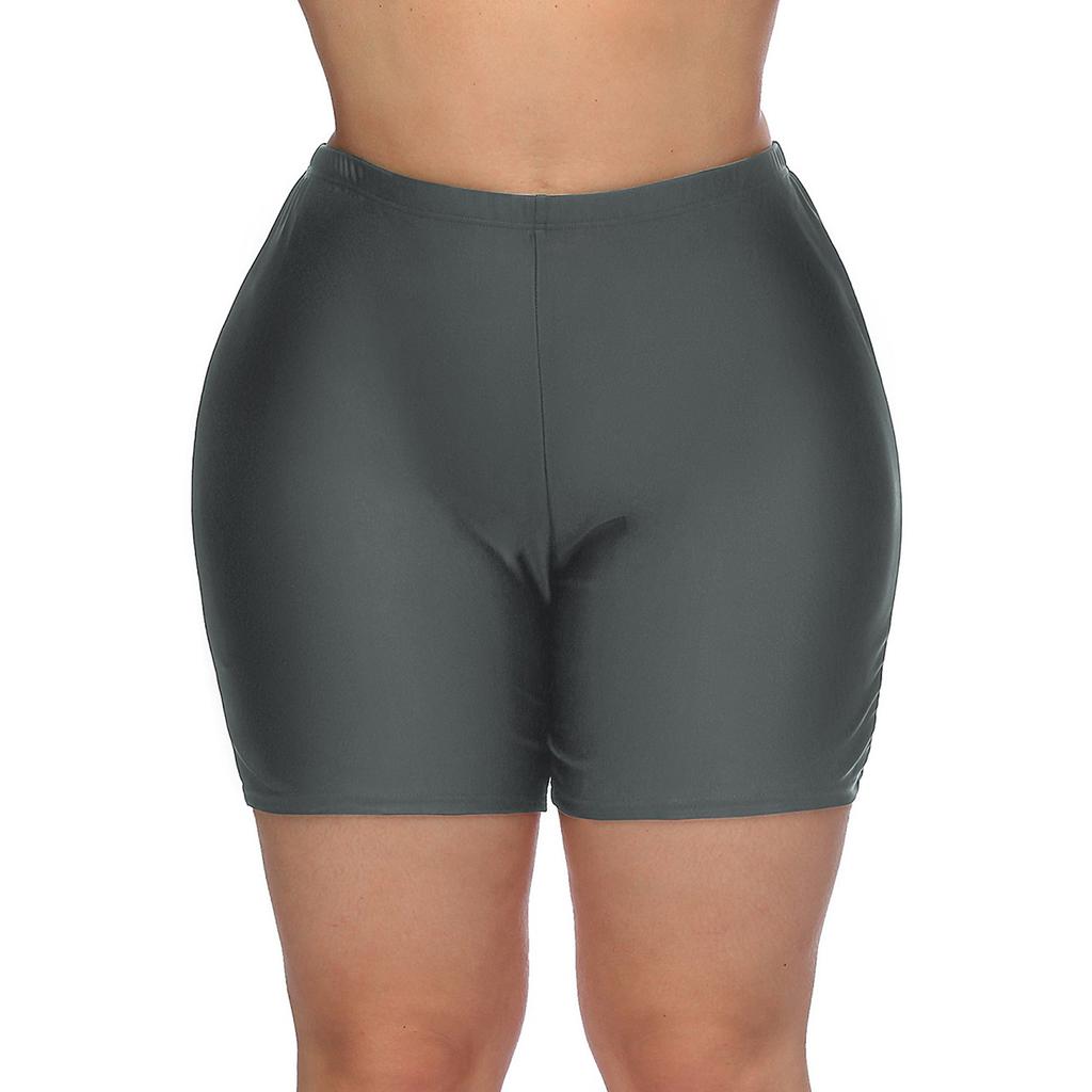 Charmleaks Женские плавки больших размеров с однотонным дном и высокой талией