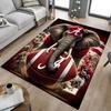 1PC Alabama Crimson Tide Extra Large Non Slip Floor carpet, Office, family, bedroom Large Area Rug Indoor Rugs, Vibrant Colors