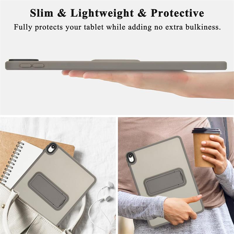 Для iPad 5-го 6-го 9.7" 7-го 8-го 9-го 10.2" Air 4 Air 5 Air 11 A16 11-го 2025 Pro11 10-го iPad Mini 4 5 6 7 Чехол-подставка PC+TPU