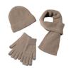 ELSYALN Hat, Scarf & Gloves 3-Piece Set