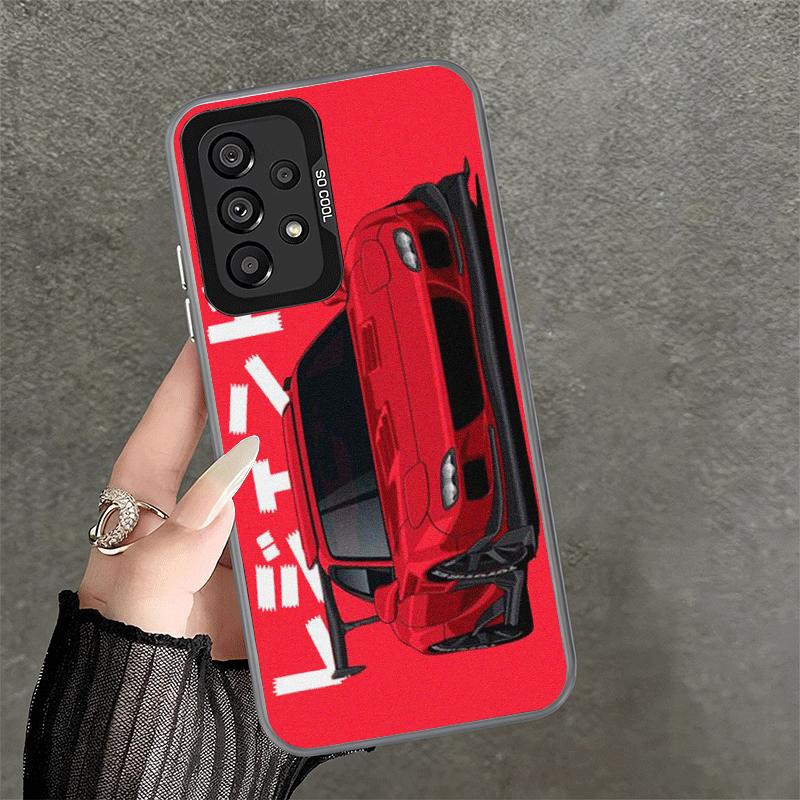 Ударопрочный чехол для телефона JDM Tokyo Drift Sports Car для Samsung A17 A16 A15 A14 A37 A57 A36 A56 A26 A35 A55 A25 A34 A54 A24 A13 A23