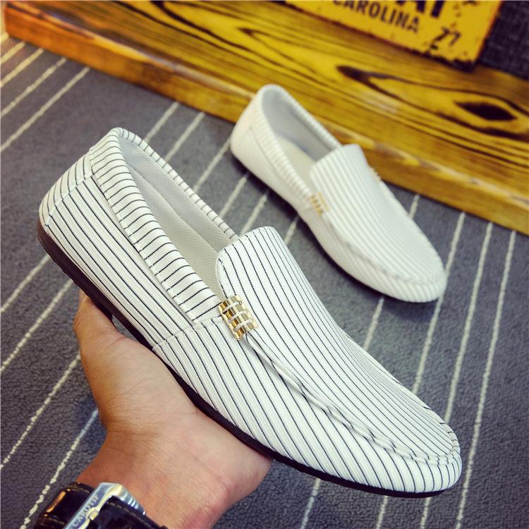 Wechat Business Spring and Summer Doudou Shoes Men's Korean Version Trend One-pedal Lazy Shoes Student Tide Shoes Breathable Large Size