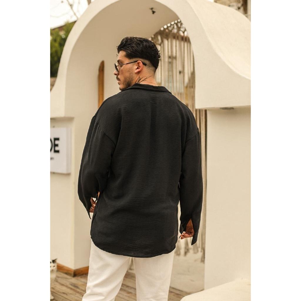 Текстурированная рубашка оверсайз