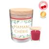 [R3997] - Ароматическая свеча 'Maman Cherie' - 92x70 мм (вишня)
