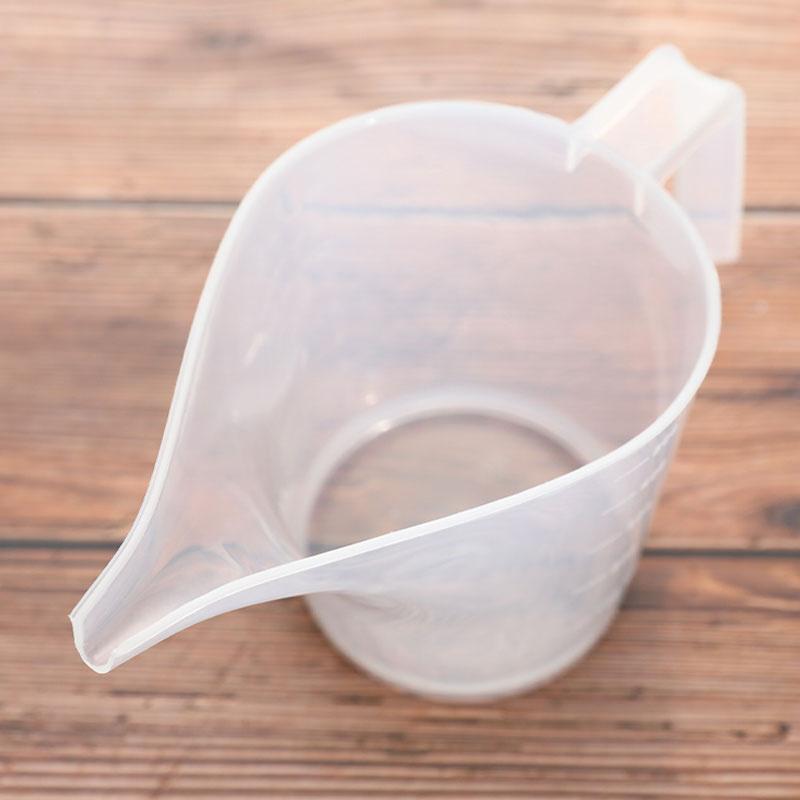 Мерный кувшин с наконечником на 500 мл, пластиковый градуированный стаканчик, контейнер для измерения жидкости