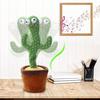 Dancing Cactus Toy - Speaker - 120 Songs - USB Rechargeable - Interactive