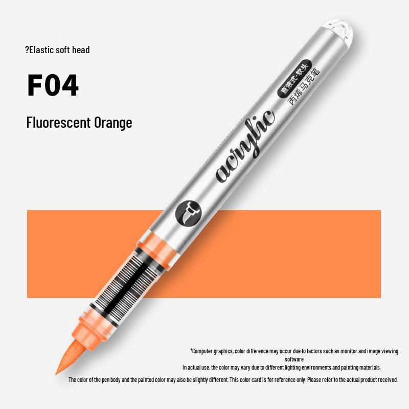 60-Color Soft Tip Acrylic Markers, Opaque & Layerable for Art Students, Watercolor Pens