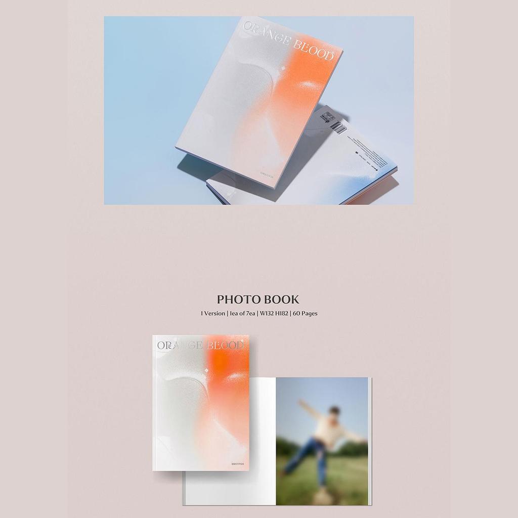 ENHYPEN ОРАНЖЕВАЯ КРОВЬ (Энжене вер.)