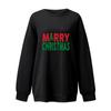 Women's Casual Fashion Christmas Print Long Sleeve O-Neck Sweatshirts Pullover Top