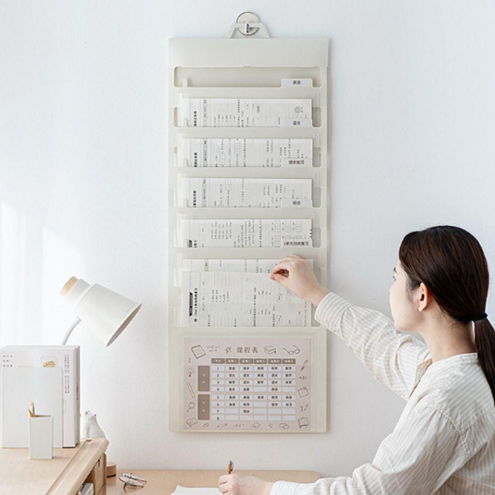 Настенные органайзеры для документов формата А4, большой вместимости, расширяемый, кейс для документов, для студентов