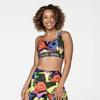 Zumba Wear Sports Dance and Print Size Black Bra, Fitness, Pattern, Z1T000398, M,
