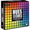 USAopoly HUES and CUES Vibrant Color Guessing Game for Family Game Night Connect Clue Words and Colors Guess from 480 Colored Squares
