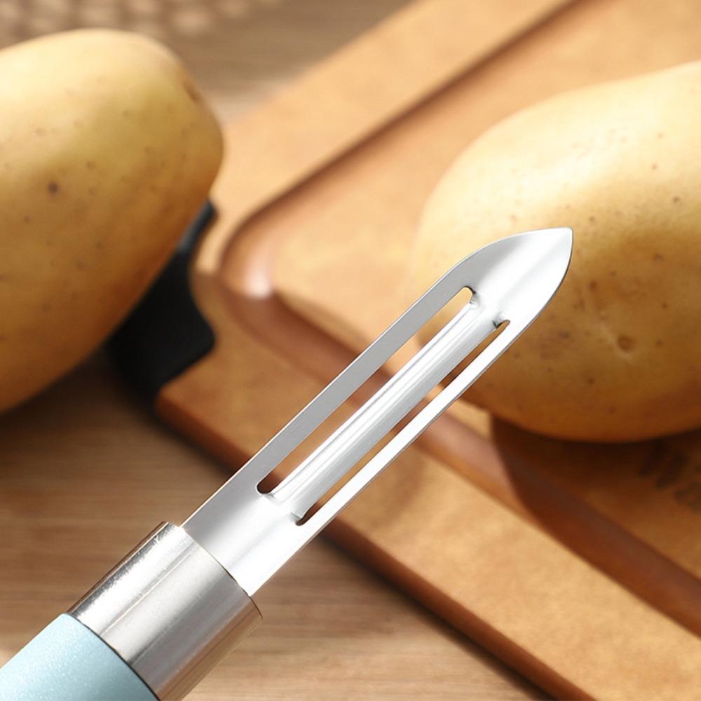 Non-slip Vegetable Fruit Peeler 2 in 1 Peeling Knife Grater Stainless Steel Melon Planer  Carrot