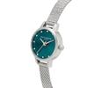 Авторизованный дистрибьютор Olivia Burton Watch Ladies OB16MN13 Classics Mini Dial Teal Sunray Silver Boucle Mesh [OLIVIA BURTON]