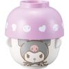 Sanart Sanrio Kuromi Soup Bowl Tableware Set Mini Miscellaneous Goods Gift Present Made In Japan (SANRIO) Bowl/Tea SAN4213-4