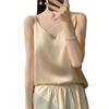 Silk Camisole Summer Female V-neck Inner Sleeveless Blouse Halter Tops for Women