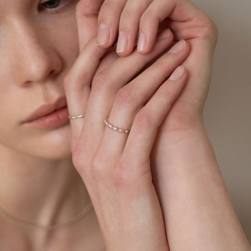 Dawn of Me Oval Link Chain Ring